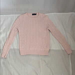 Polo by Ralph Lauren Light Pink Crew Neck Sweater